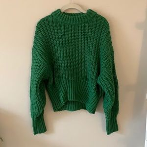 H&M Green sweater!